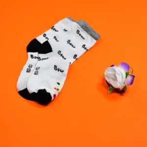 7386 1PAIR SOCKS PRINTED TRENDY MULTIPLE DESIGNER SOCKS