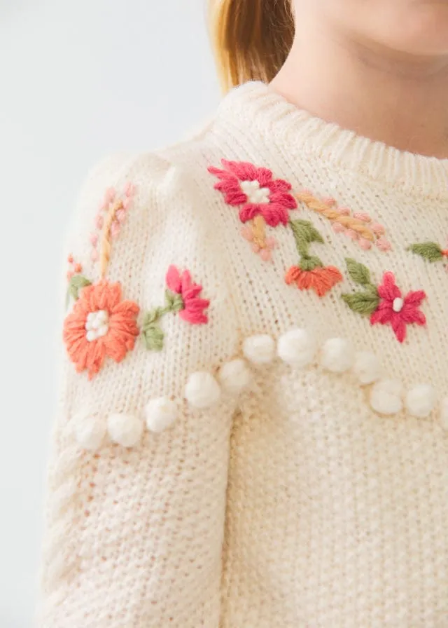 Abel & Lula Embroidered Sweater