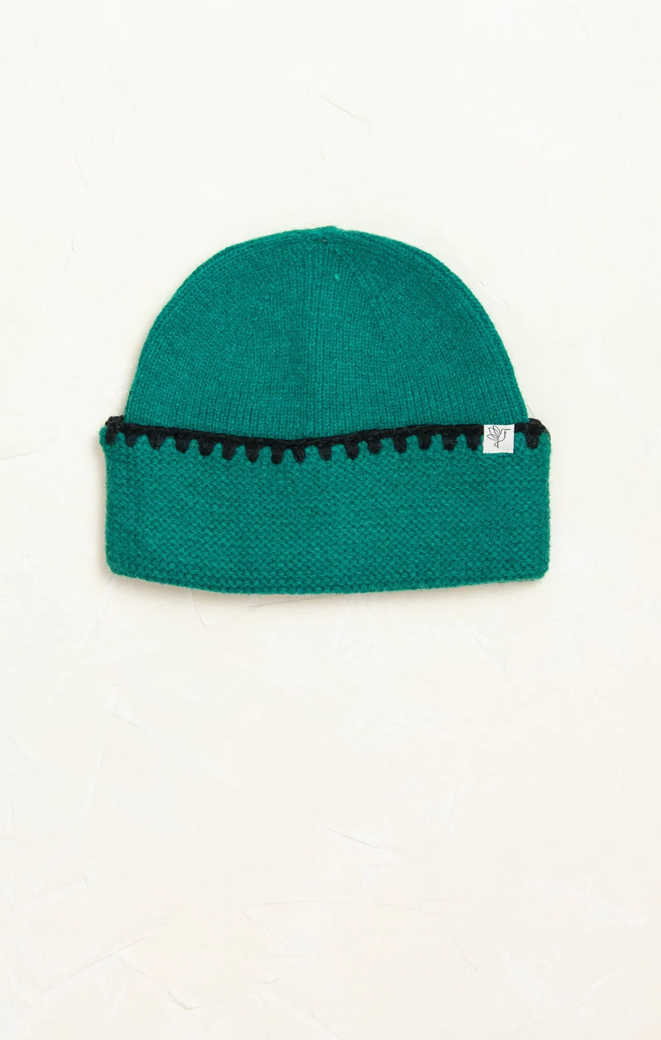 Addison Scalloped Brim Winter Beanie