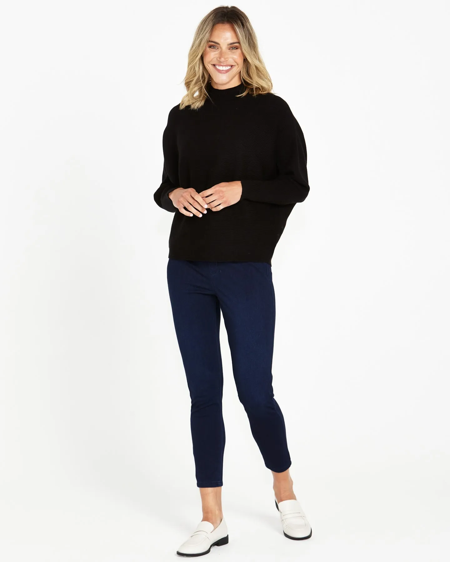 ALICIA KNIT JUMPER - BLACK