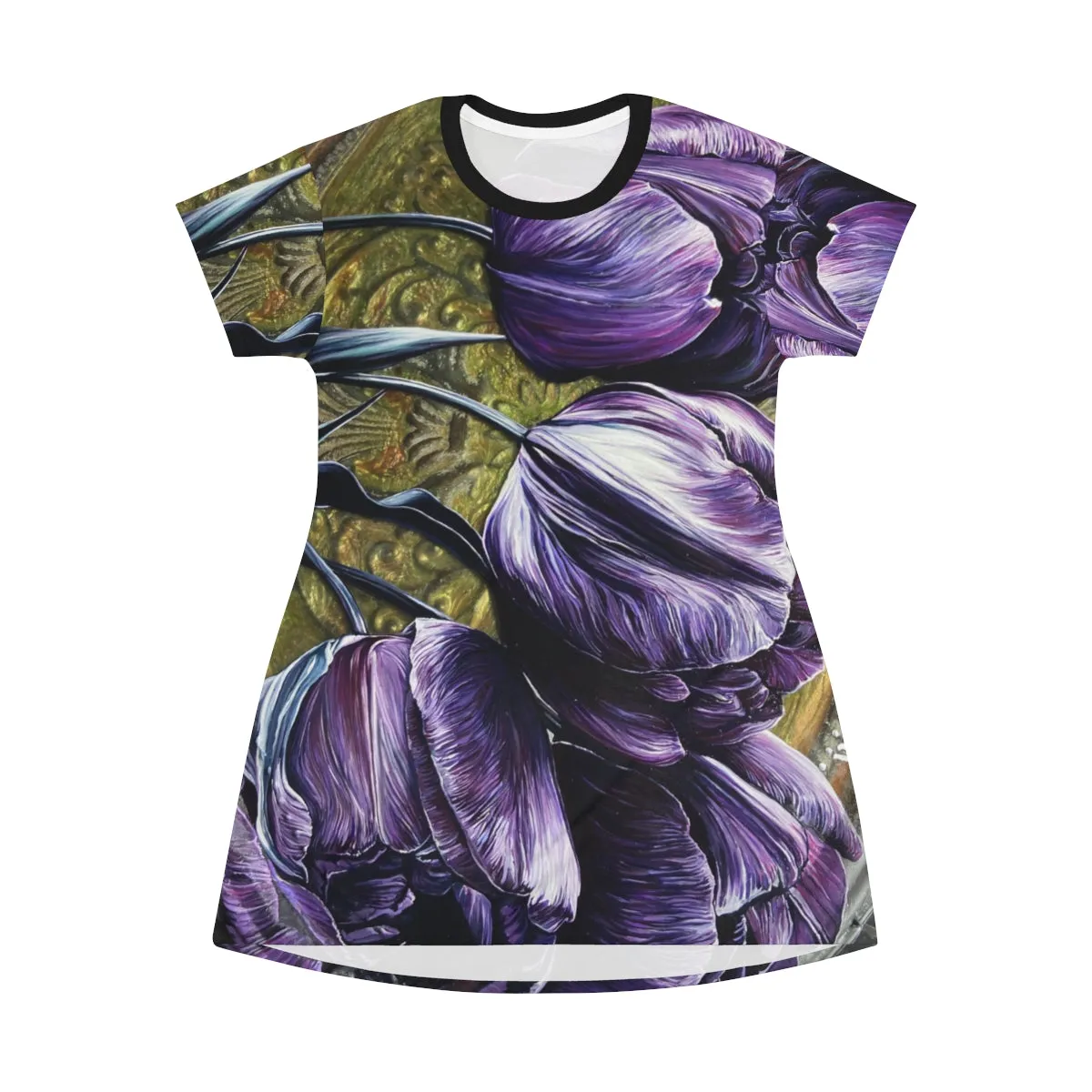 All Over Print T-Shirt Dress