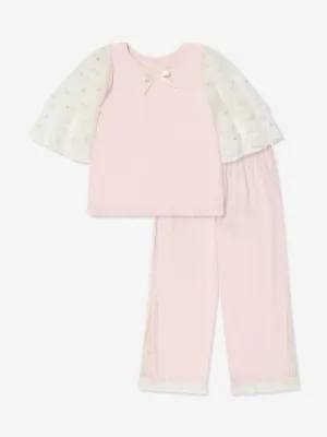 Amiki Children Girls Arina Pyjama Set in Pink