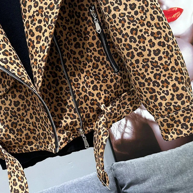 Animal Leopard Printed Loose Jacket