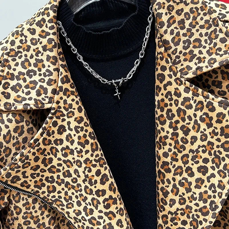 Animal Leopard Printed Loose Jacket