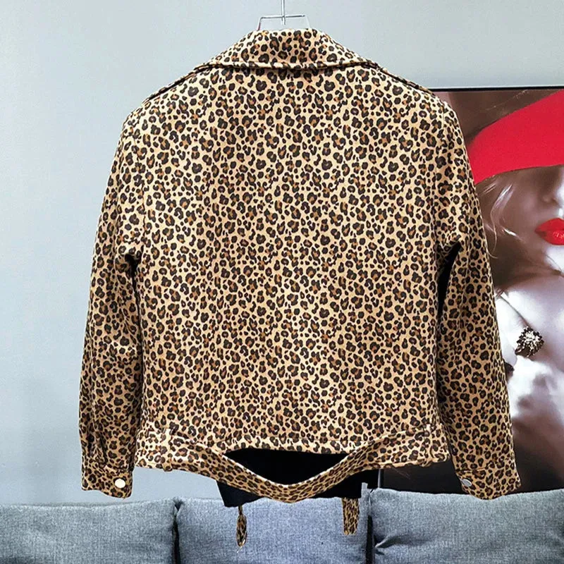 Animal Leopard Printed Loose Jacket