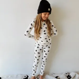 Black & White Yin Yang | Two Piece Bamboo Pajamas