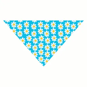 Blue Daisy Dog Bandana