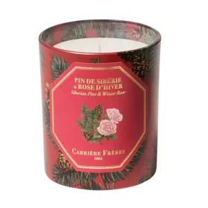 Carriere Freres Festive Pine & Winter Rose Candle 185g