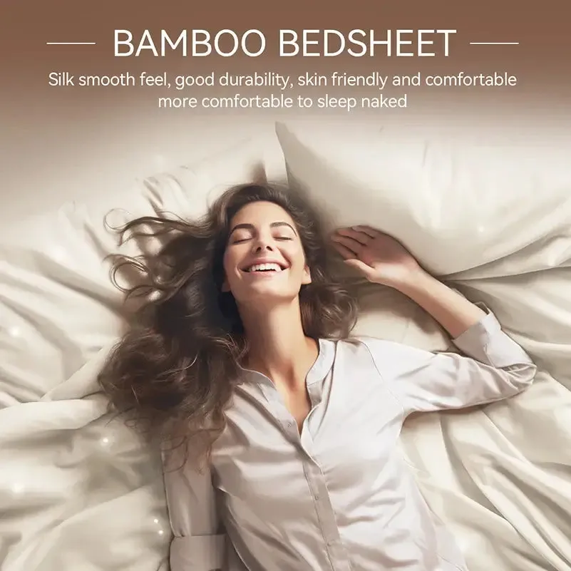 Comfort Bamboo Bed Sheet Set - Silky Soft, Cooling, and Eco-Friendly