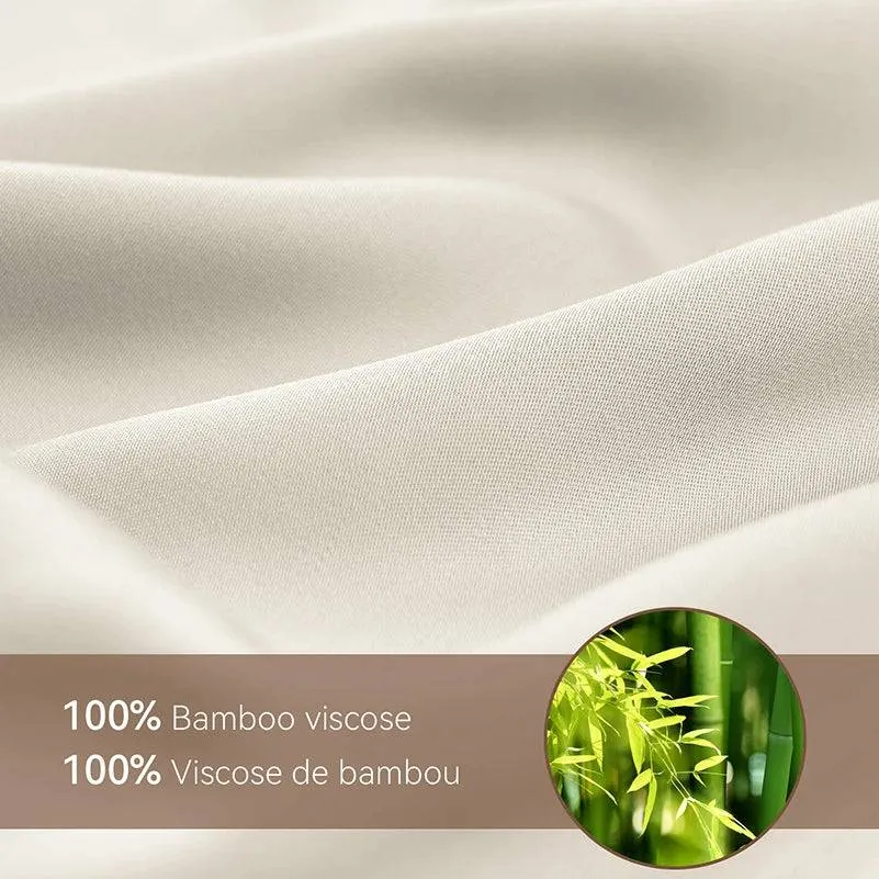 Comfort Bamboo Bed Sheet Set - Silky Soft, Cooling, and Eco-Friendly