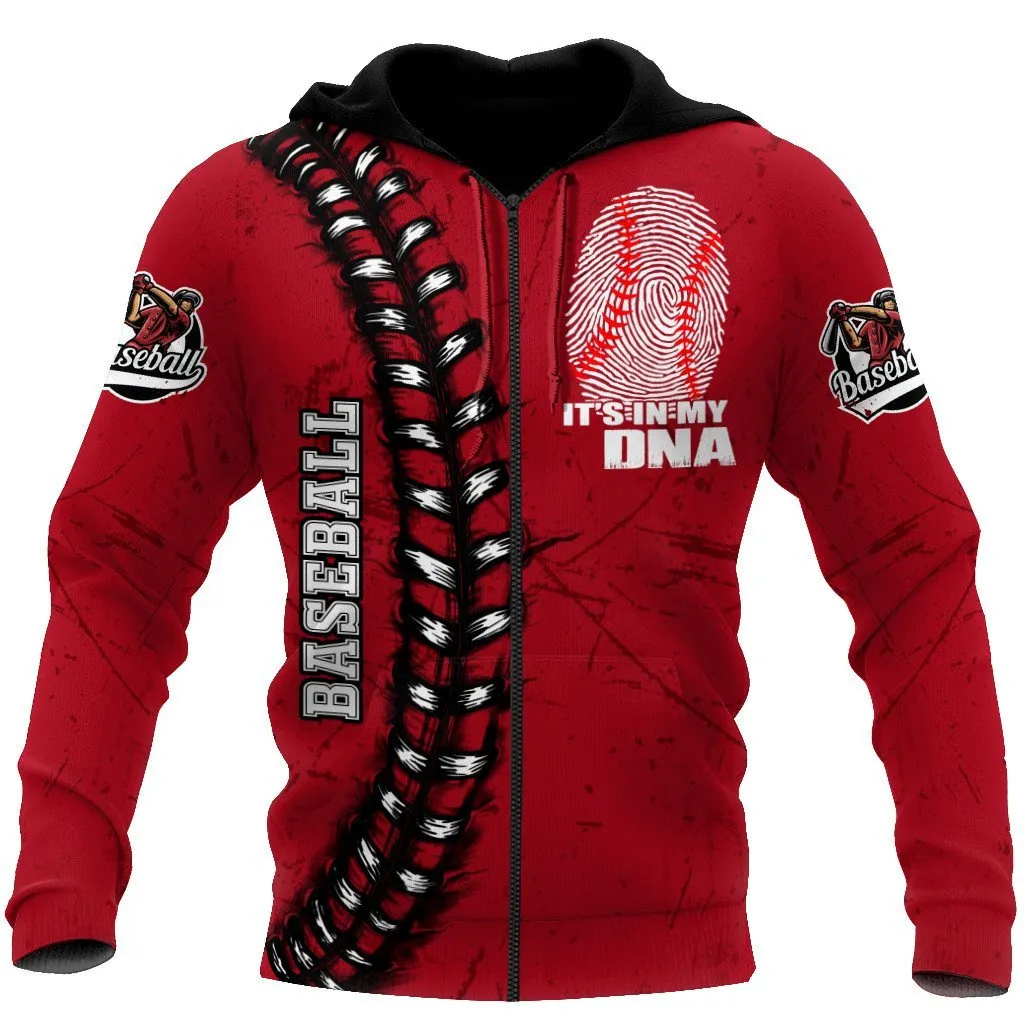 Customize Name & Number Baseball It's My DNA Sweatshirt Hoodie Christmas Shirts For Men And Women