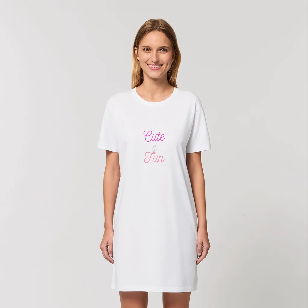 Cute and Fun Organic T-Shirt Dress