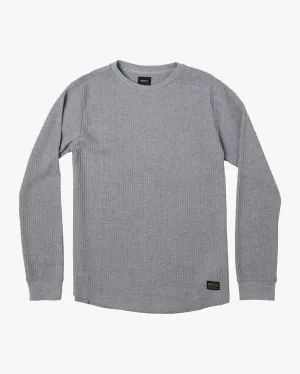 Dayshift Long Sleeve Thermal Shirt - Grey Noise