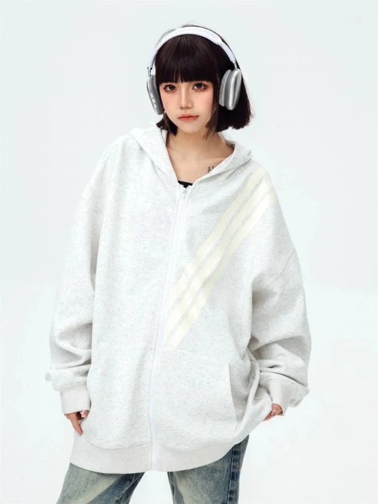 Faire Echo Retro Stripe Fall Hoodie