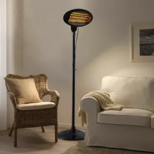 Freestanding Electric Heater Height Adjustable Indoor Heater with 3 Power Settings