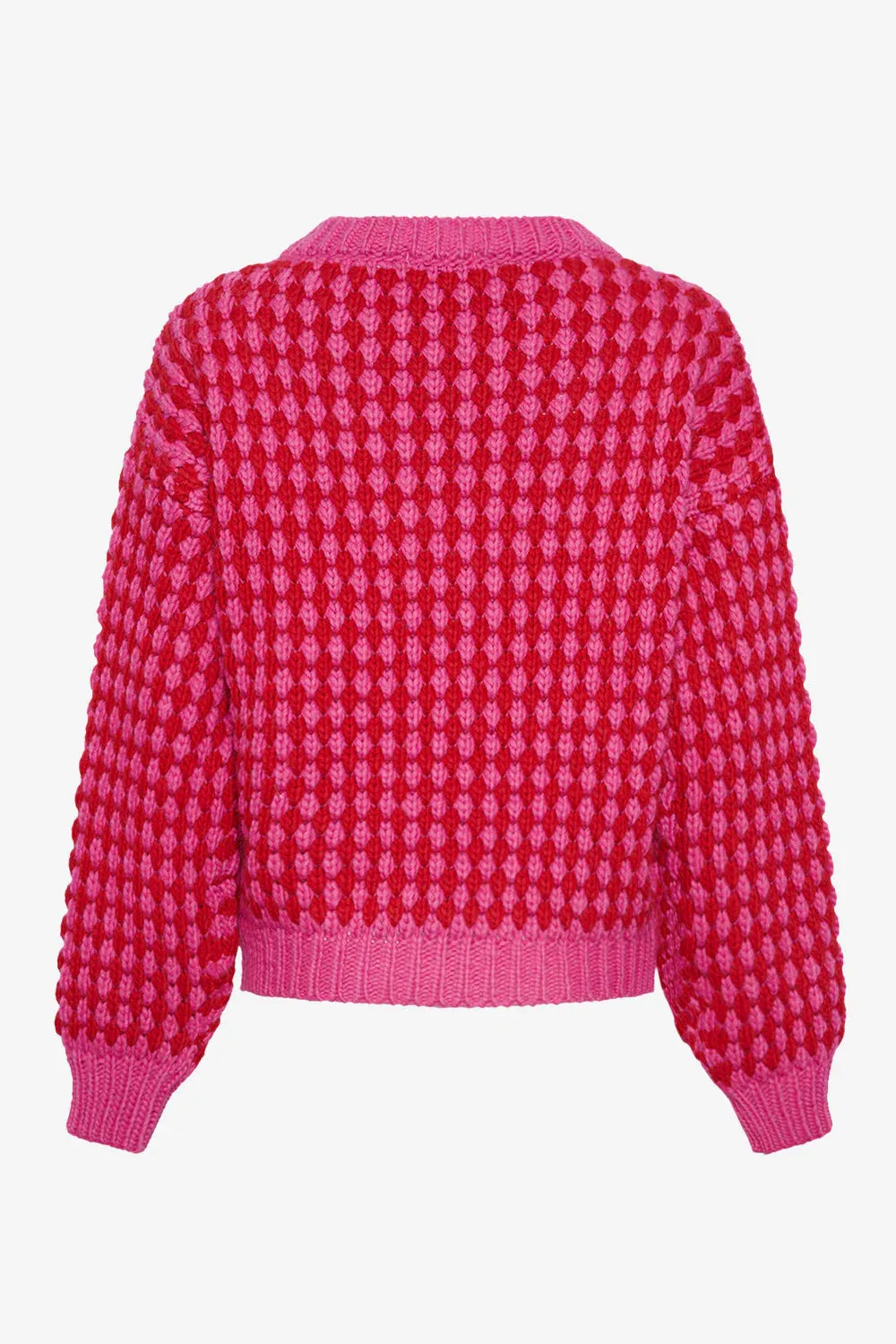 Gio Knit Jumper - Pink/Red Mix