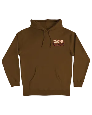 Godzilla Hand Hoodie in Brown