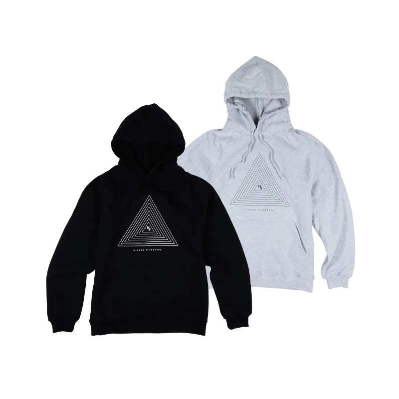 Higher Standards Hoodie - Concentric Triangle