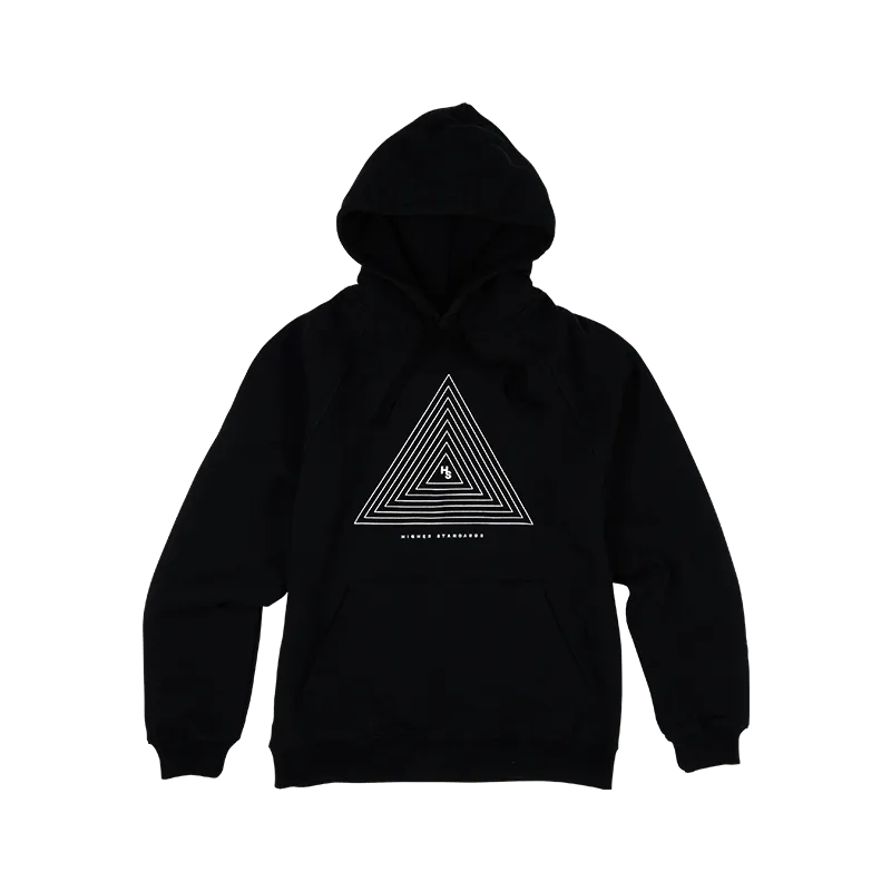 Higher Standards Hoodie - Concentric Triangle