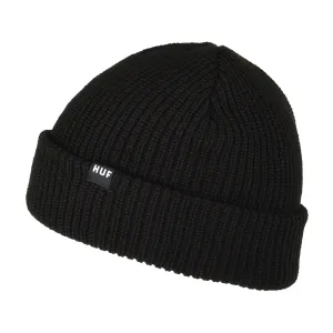 HUF Usual Fisherman Beanie Hat - Black