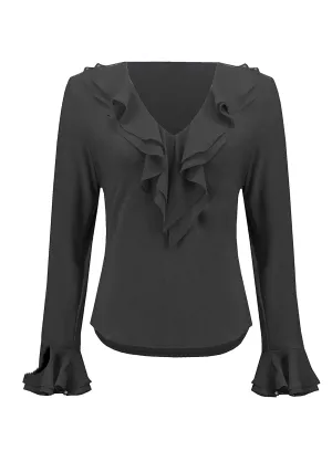 Joseph Ribkoff Top with ruffles