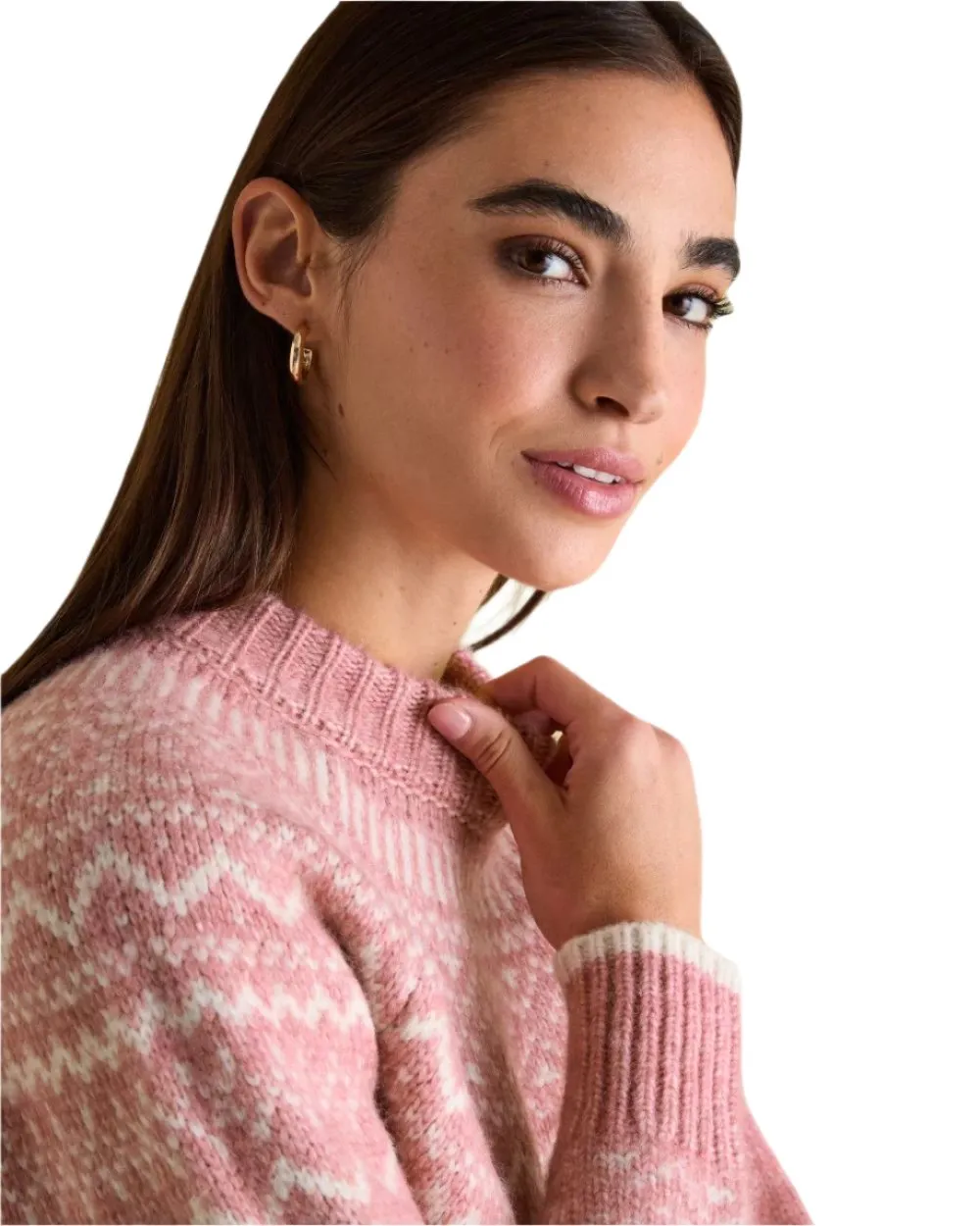 Joules Charlotte Crew Neck Fair Isle Jumper