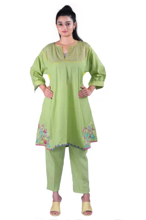 Lemon Green kurta