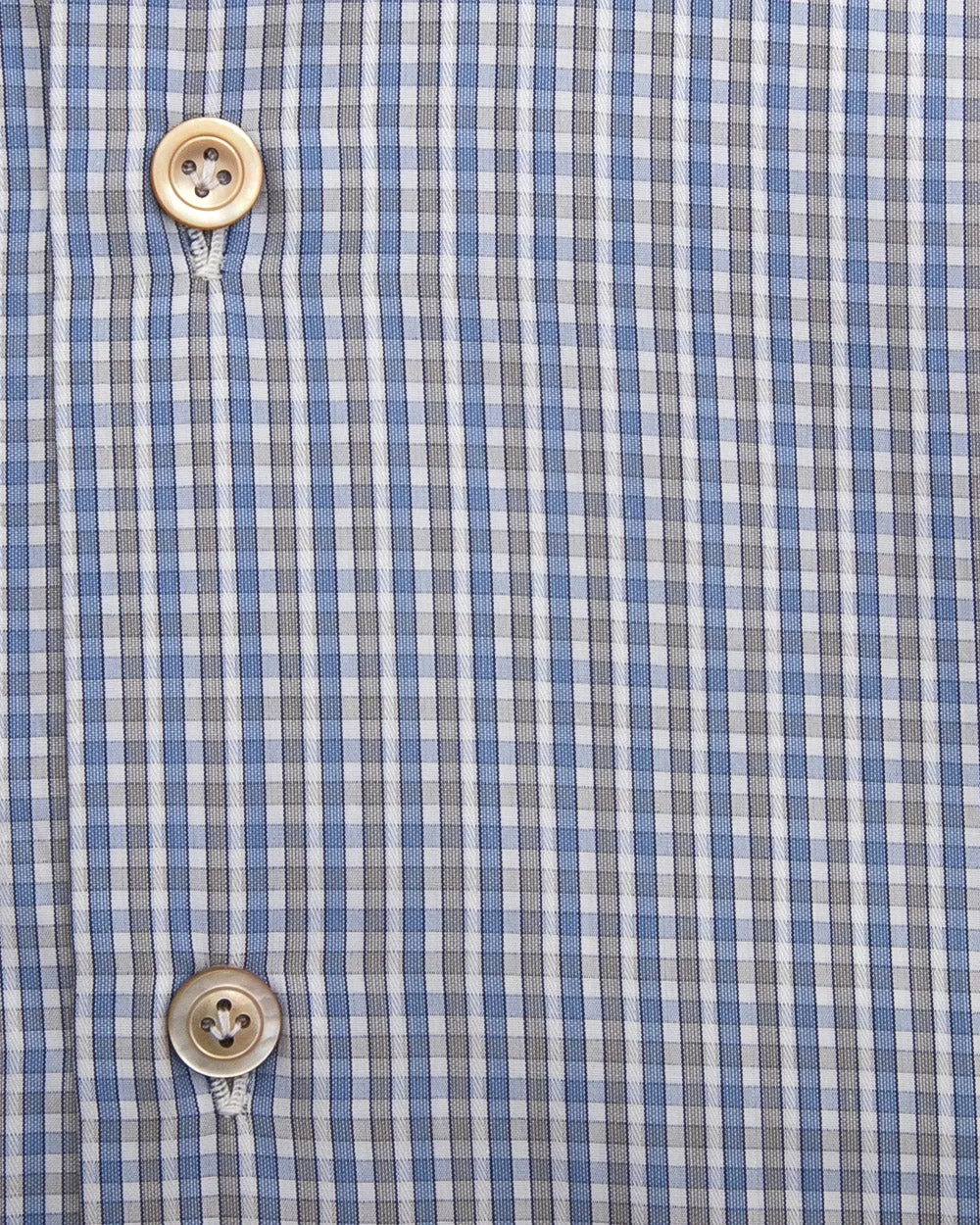 Light Blue and Grey Check Dress Shirt