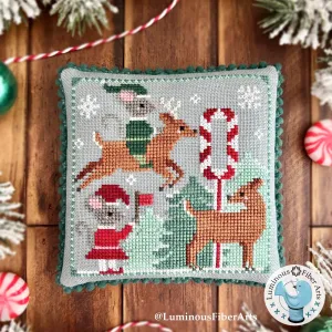 Luminous Fiber Arts ~ Mousecapades 4: Reindeer Games Pattern