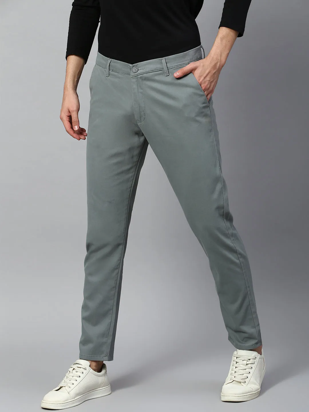 Men's Aqua Tapered Fit Cotton Chinos