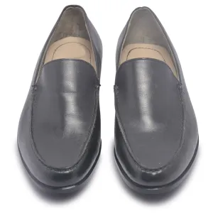 Mens Black Slip On Loafer Leather Shoes