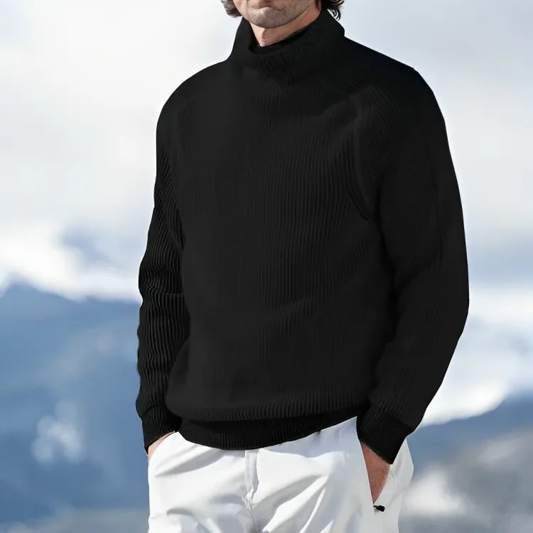 Men's Casual Turtleneck Sweatshirt | Ideal for Autumn/Winter