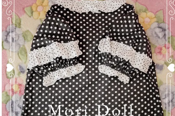 Mori Doll~Strawberry Jam~Sweet Dot Print Short Sleeve Shirt Multicolors