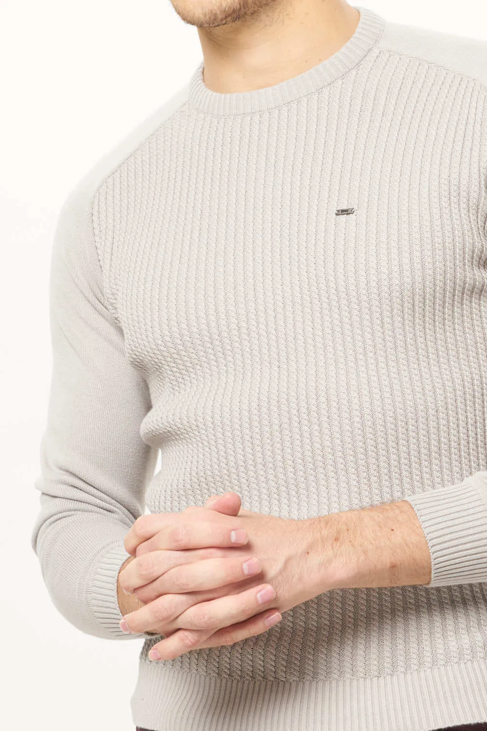 Muscle Fit Crew Neck Sweater