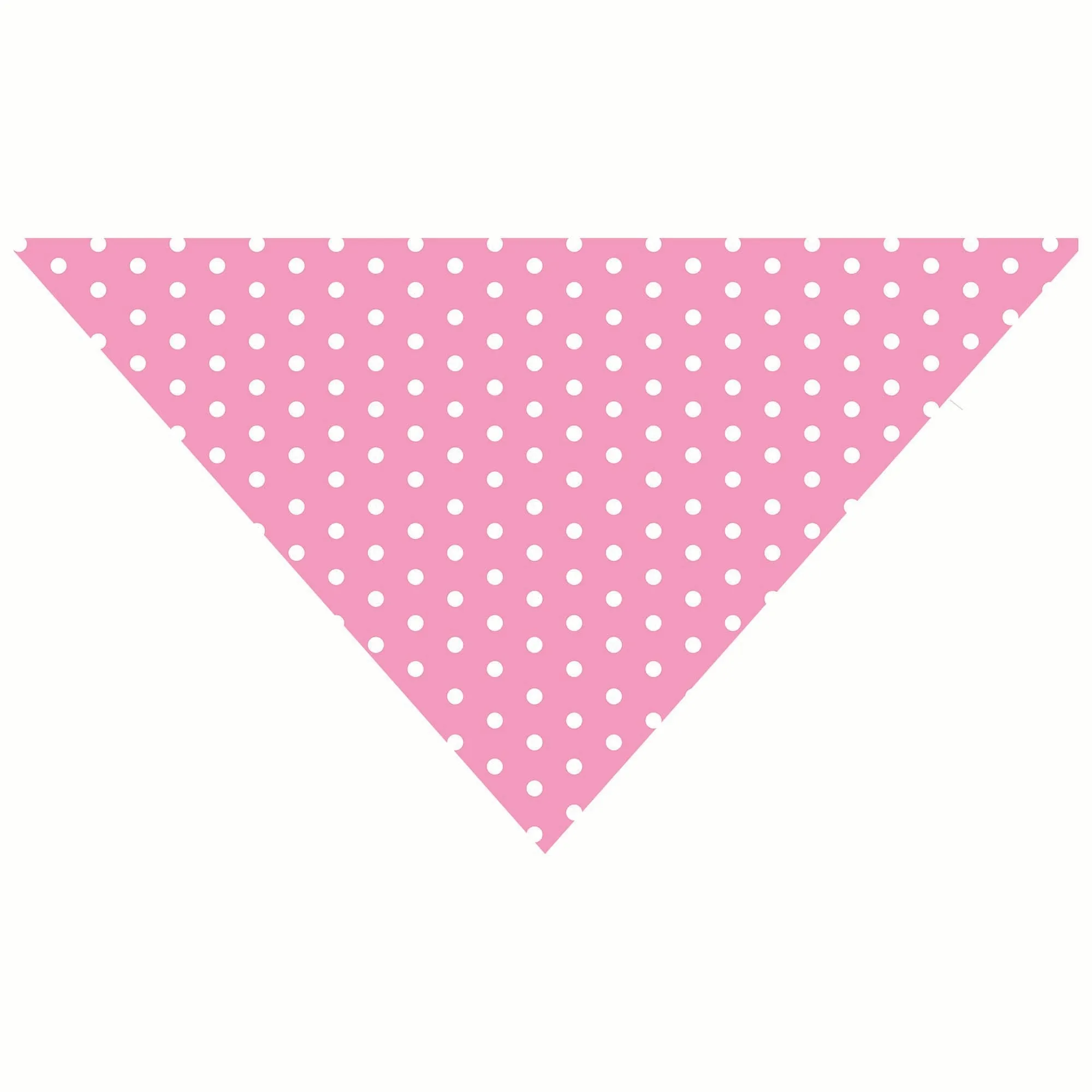 New Pink Polka Dot Dog Bandana