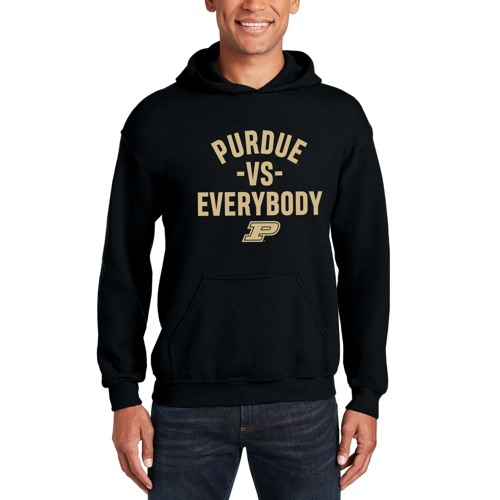 Purdue Vs Everybody Hoodie - Black