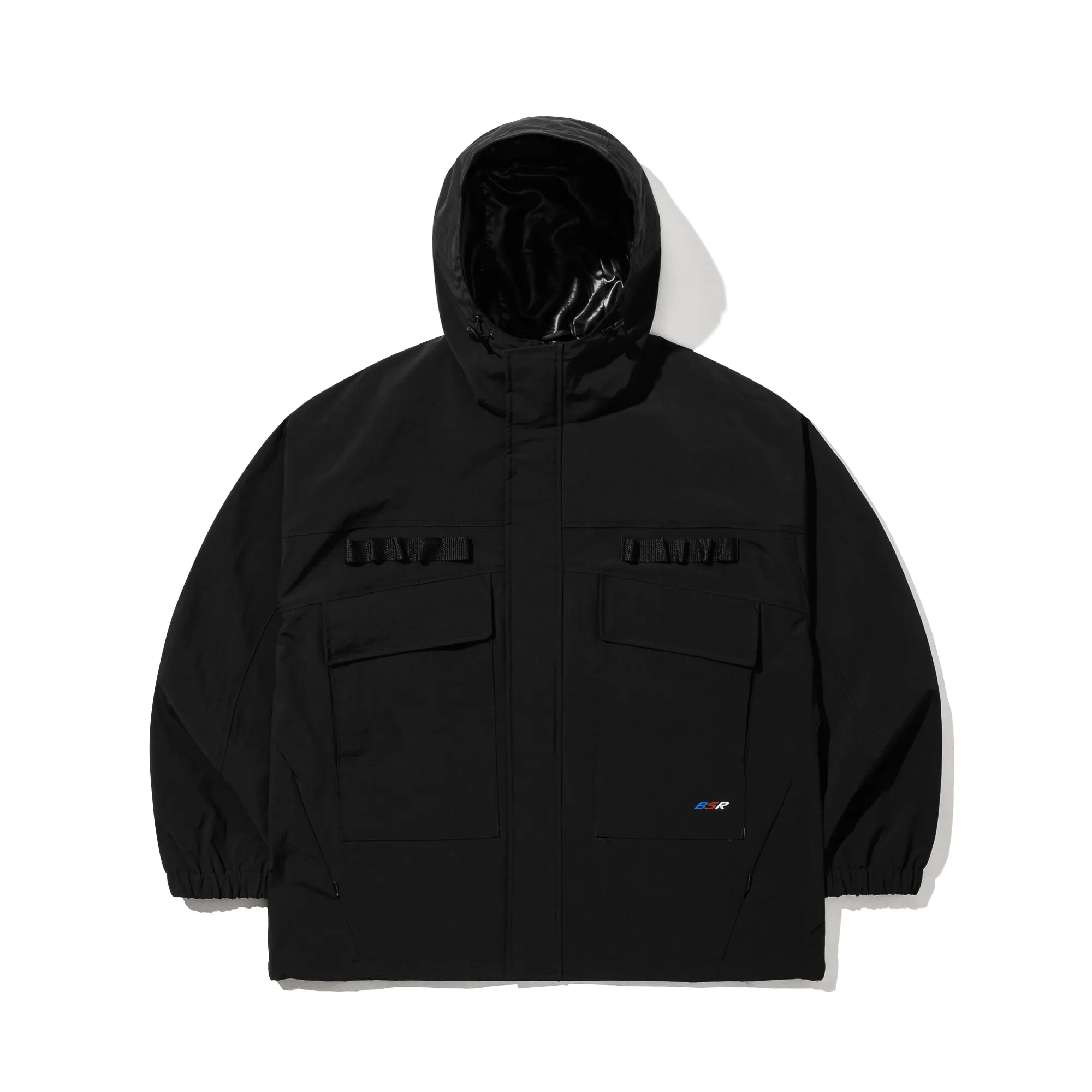 REFINED HOODED JACKET BLACK