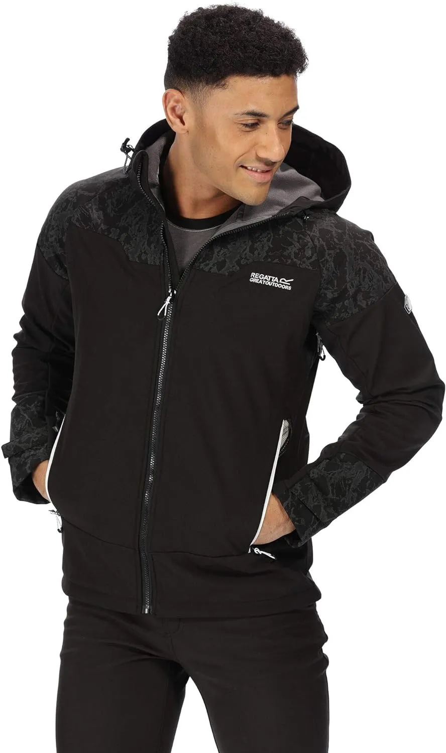 Regatta Men's Hewitts V Reflective Hooded Softshell