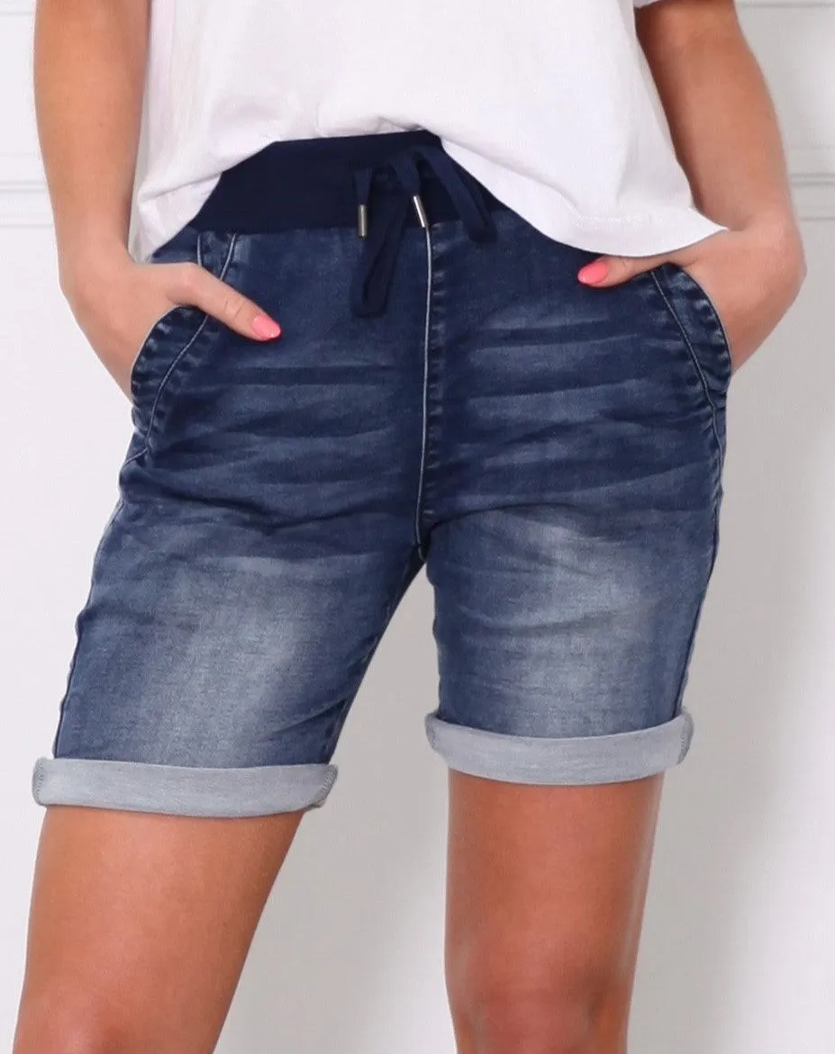 Riley Shorts - Denim