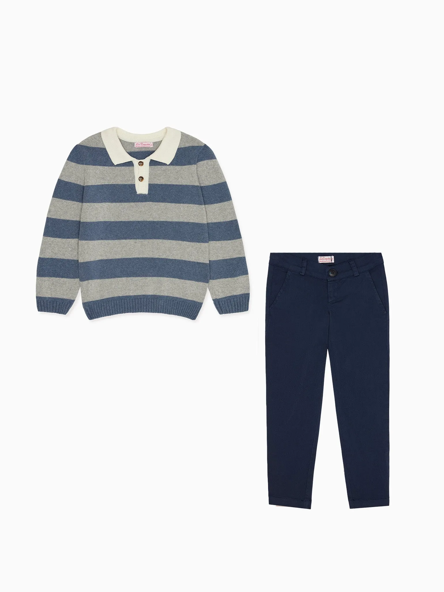 Roman Sweater & Elio Chinos Boy Outfit Bundle