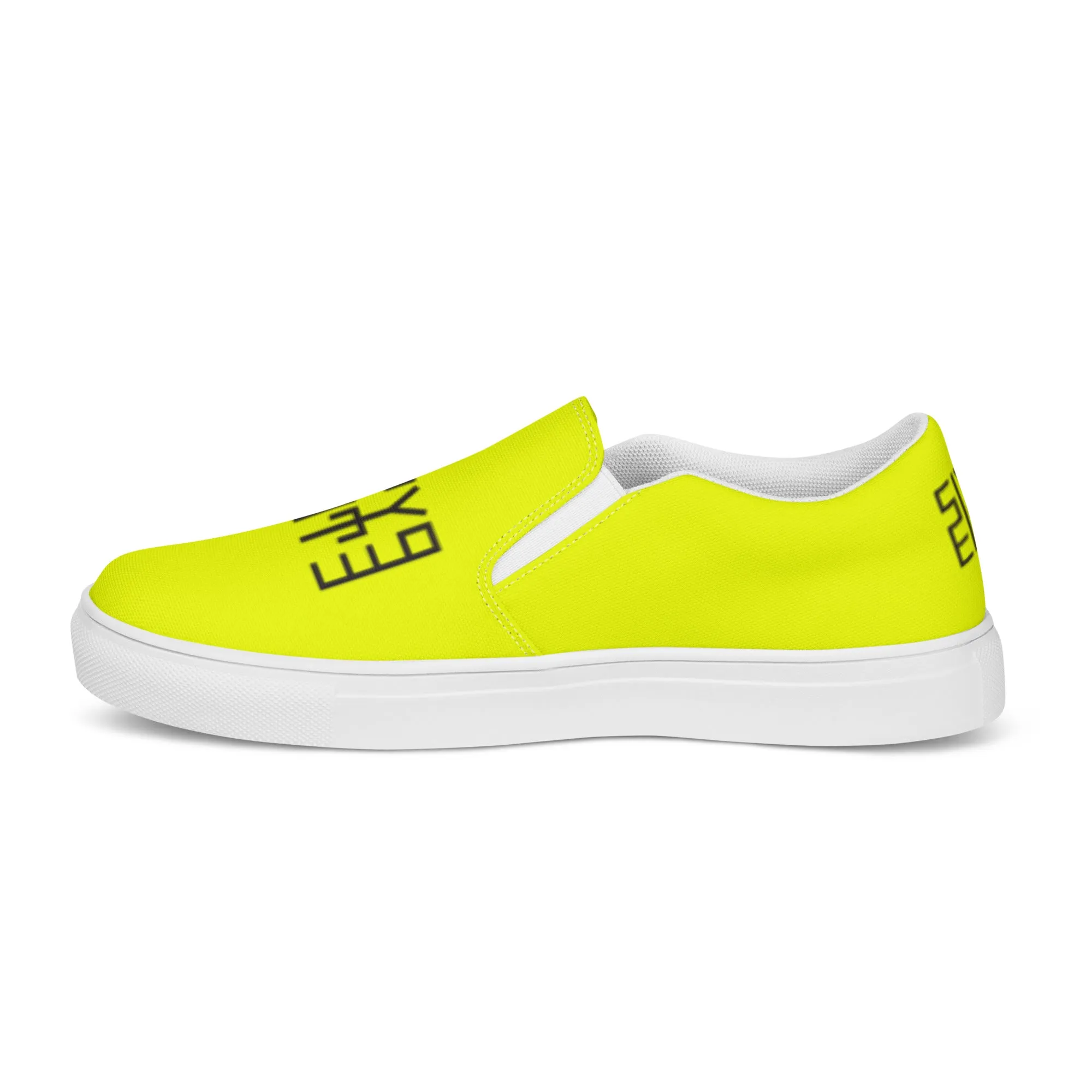 Sixty Eight 93 Logo Black & Lemonade Women's Slip On Shoes