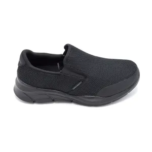 Skechers Krimlin - Mens Wide Fit Slip On - 4E Fitting - Black