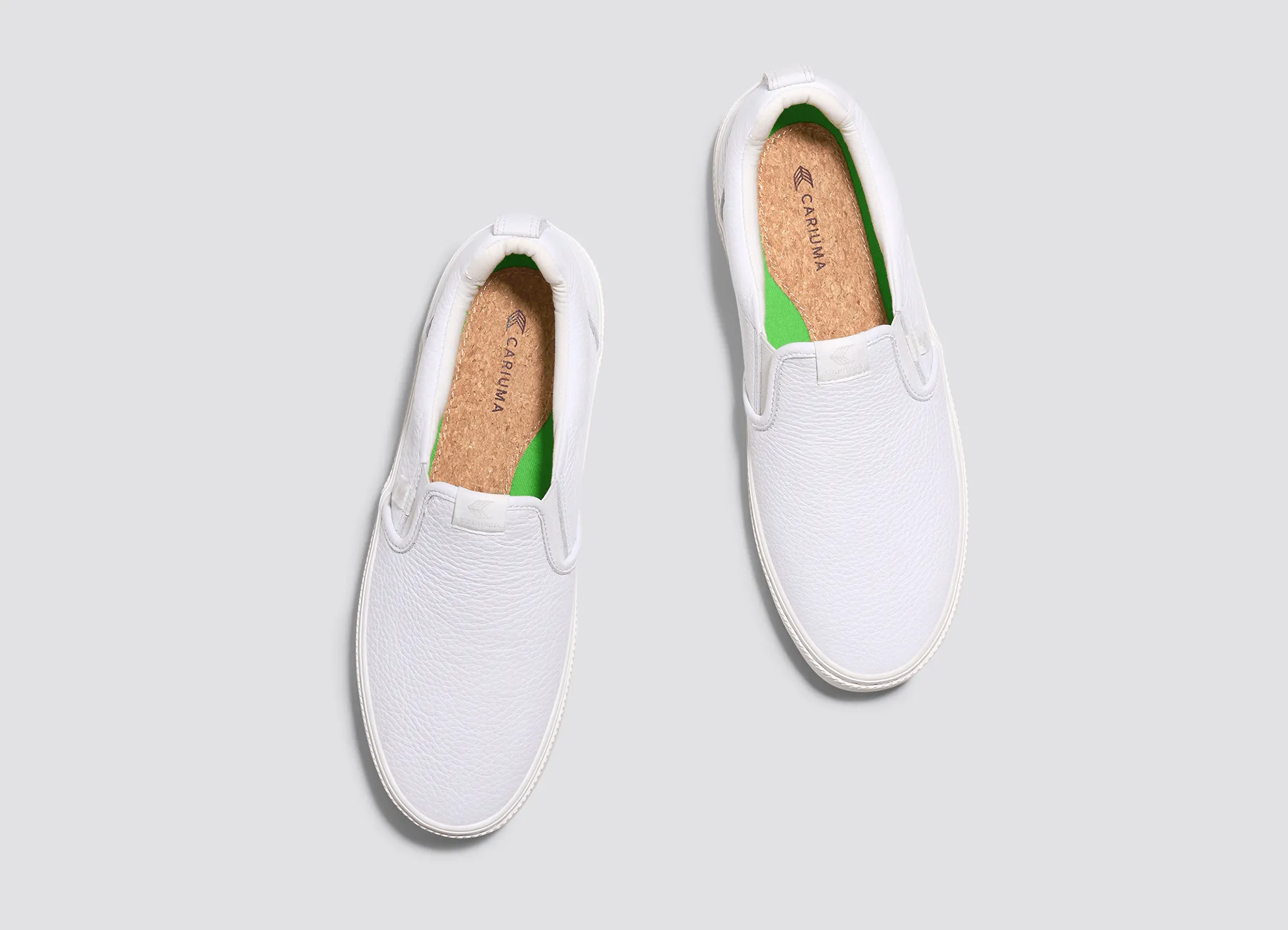 SLIP-ON White Premium Leather Sneaker Men