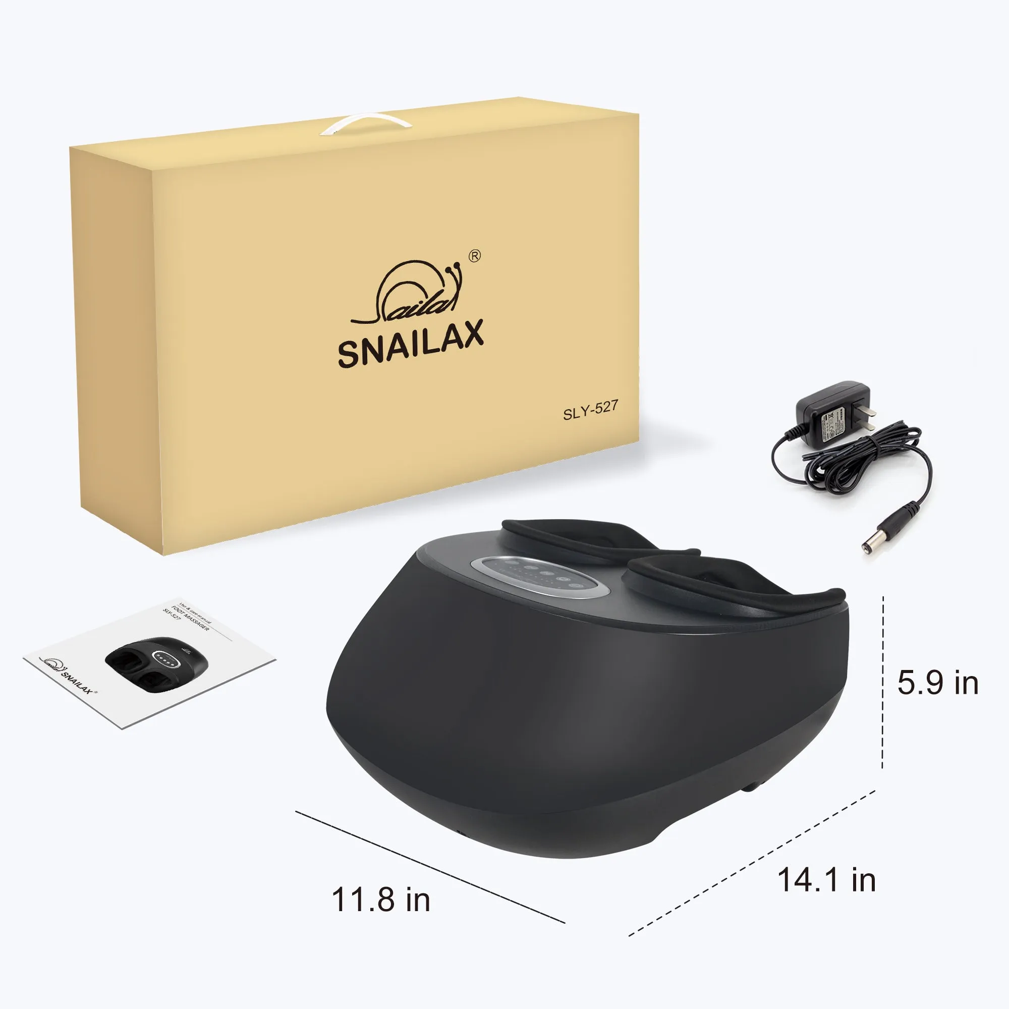 Snailax Shiatsu Foot Massager Machine with Heat SIZE 13--527