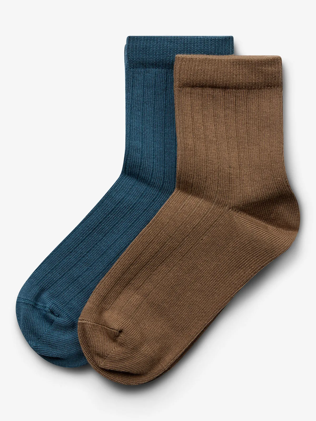 Socks 2-pack - Tween - Stormy Blue/Walnut