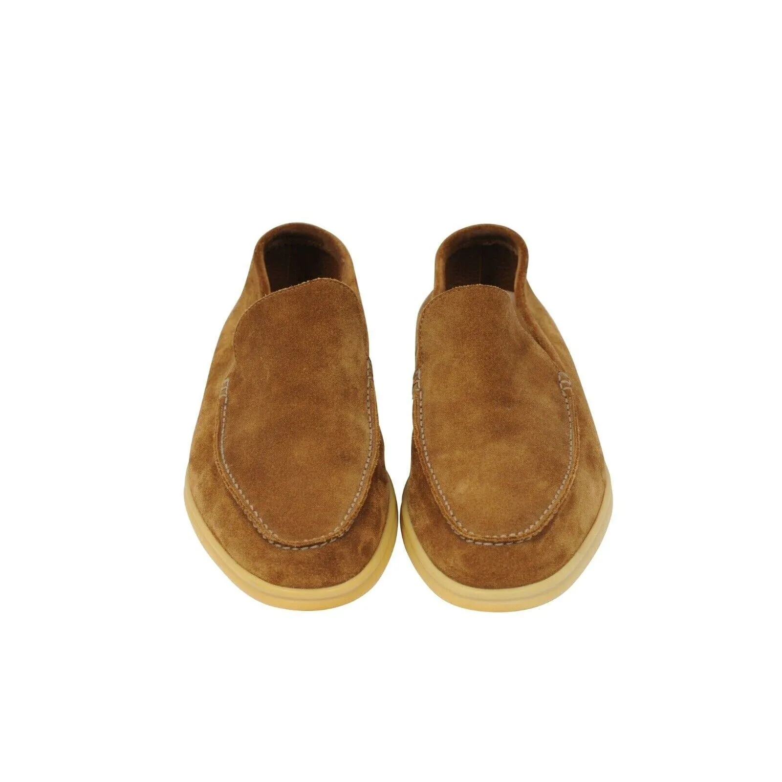 Summer Walk US 9.5 EU42.5 Tan Brown Suede Low Top Slip On Loafer