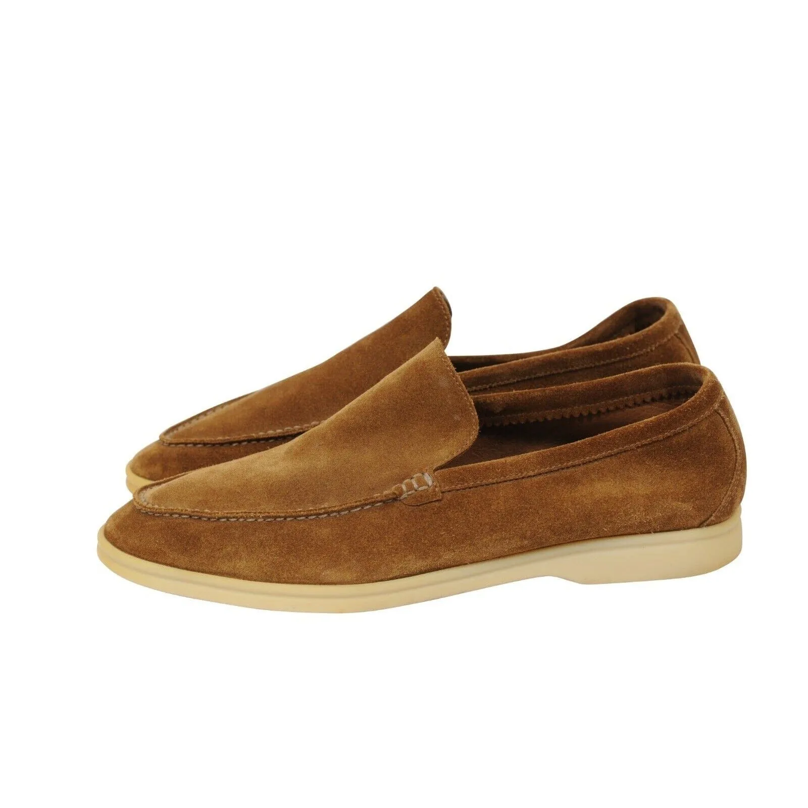 Summer Walk US 9.5 EU42.5 Tan Brown Suede Low Top Slip On Loafer