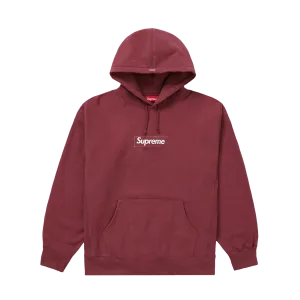 Supreme Box Logo Hooded Sweatshirt 'Plum'