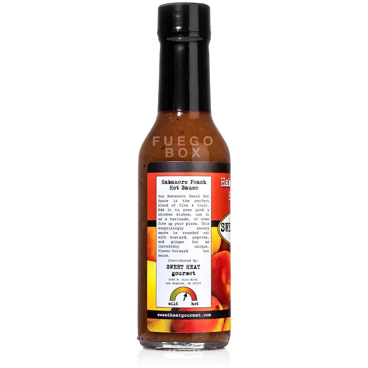 Sweet Heat Gourmet Peach Habanero Hot Sauce