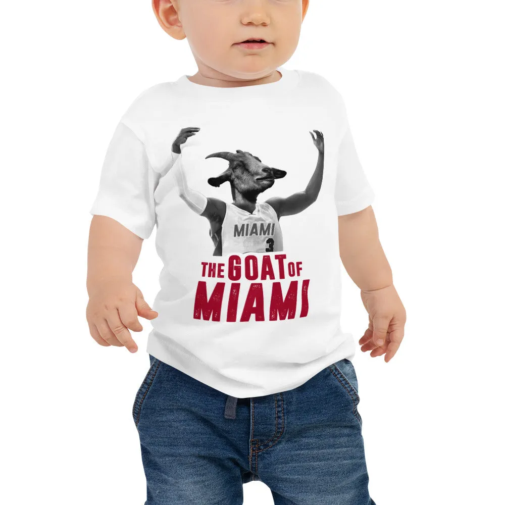 The Goat Of Miami Baby Jersey Short Sleeve Tee